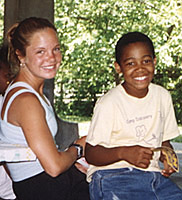 counselor and boy